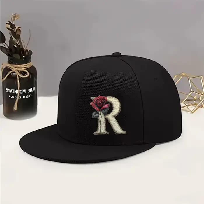 Casquette de baseball décontractée et élégante à visière plate