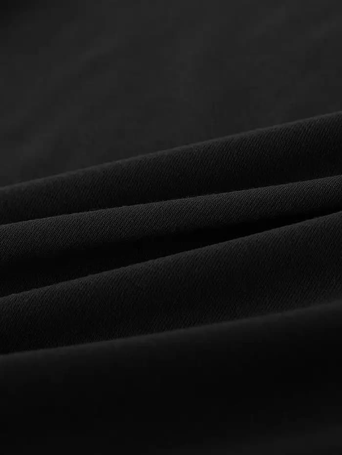 T-shirt à col rond imprimé de couleur unie pour femme