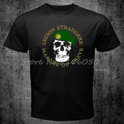T-shirt en coton Swag des forces spéciales de la légion étrangère française pour hommes