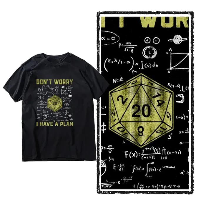 Nouveauté Dungeon Dragon t-shirts graphique Streetwear à manches courtes j'ai un Plan D20 dés jeu de