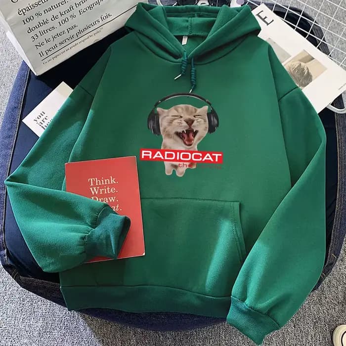 Radihead Radiocat-Sweats à capuche à manches longues pour hommes et femmes