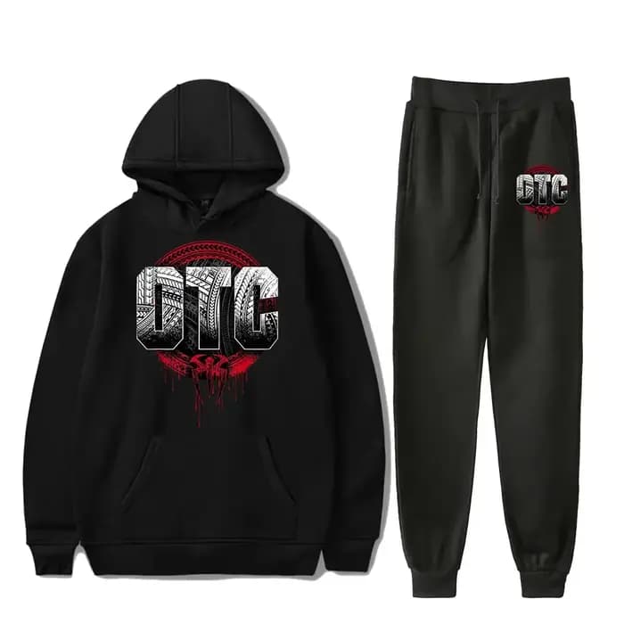 Roman Reigns OTC Vintage années 90 PULLOVER HOODIE Merch ensemble à capuche hommes sweat