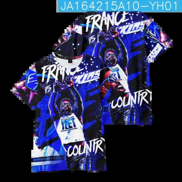 Jey Uso Yeet Logo T-Shirts été femmes hommes mode décontracté HipHop col rond manches courtes T-shir