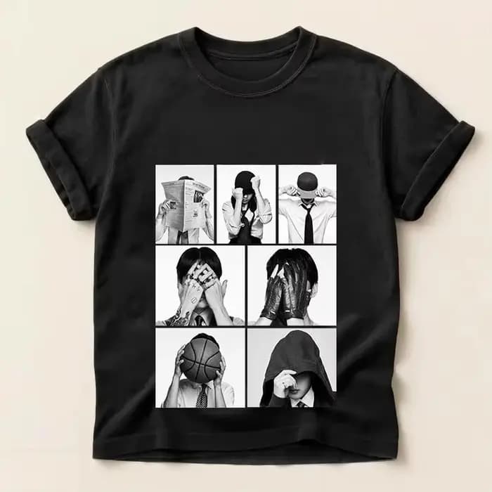 T-shirt Coréen pour Garçon, Design Été 2026, 100% Coton, Unisexe, Vêtement Masculin de Haute Qualité