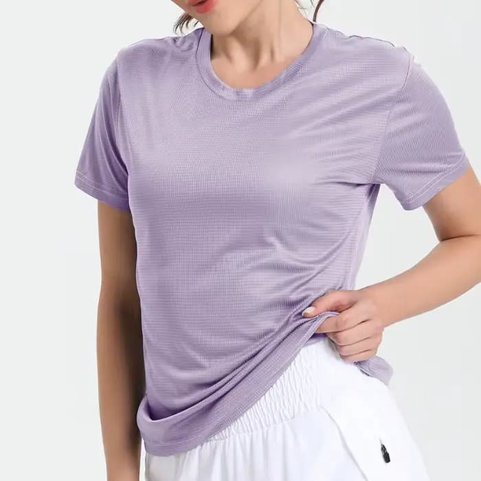 T-Shirt de Sport ultraléger à séchage rapide pour femmes, couleur unie, léger et respirant, chemise
