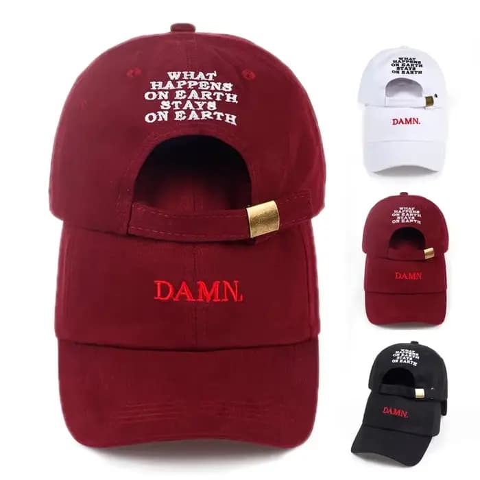 Casquettes DAMN pour hommes et femmes brodées
