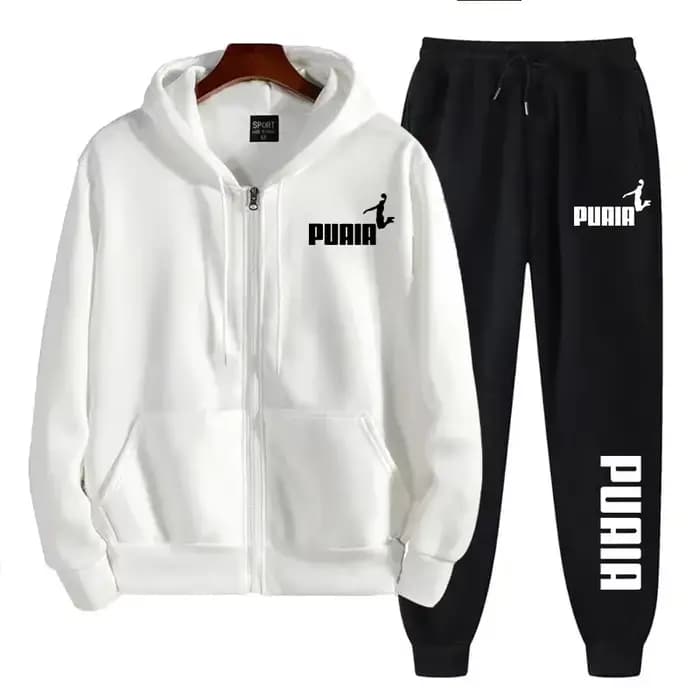 2025 nouveaux vêtements de sport pour hommes tendance imprimé sweat à capuche pantalon 2 pièces ensemble décontracté