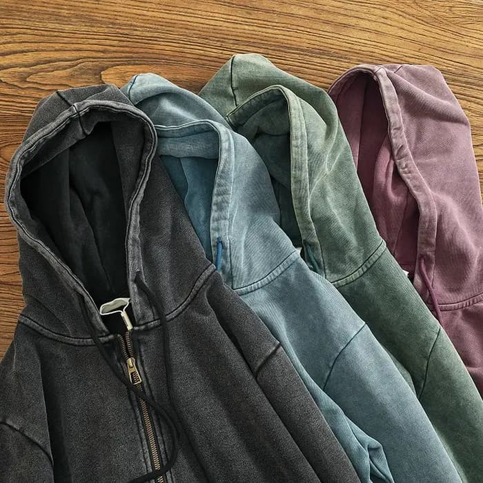 Cardigan à capuche en laine de coton rapcotton pour hommes