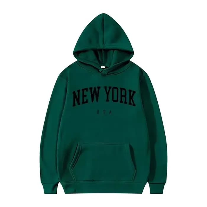 Sweat à capuche unisexe 2026 tendance avec motif imprimé lettres
