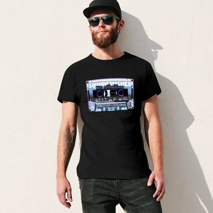 T-shirt Squarepusher Beep Street Cassette en tissu résistant