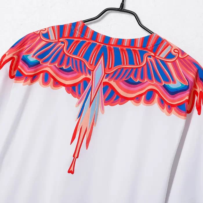 Marcelo Burlon MB marque ailes imprimer T-Shirts de haute qualité hommes femmes T-Shirt à séchage rapide sport décontracté Y2K rue à manches courtes