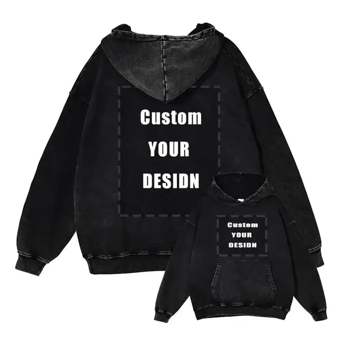 Sweat-shirts à capuche personnalisés avec impression DTG