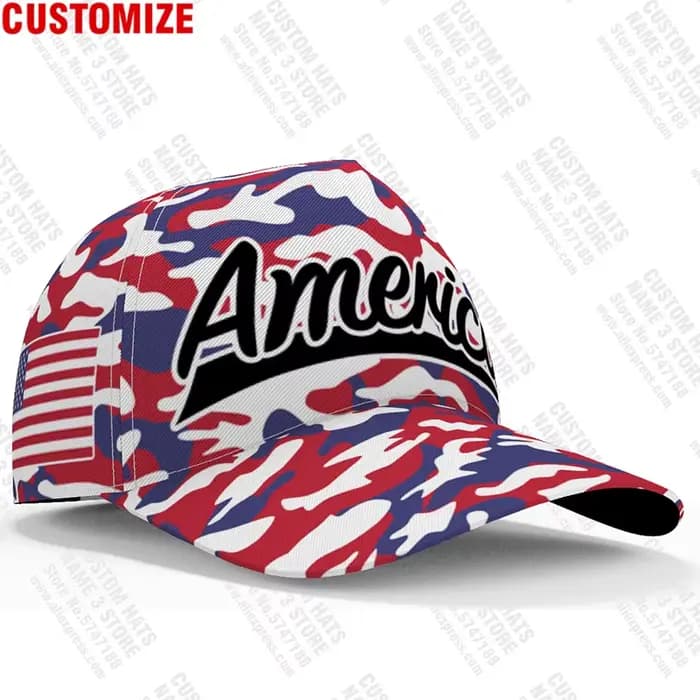 Casquette de baseball américaine personnalisée gratuite