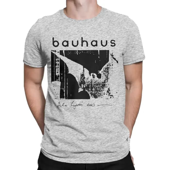 Bauhaus ailes de chauve-souris Bela Lugosi's Dead T-Shirt pour hommes 100% coton mode