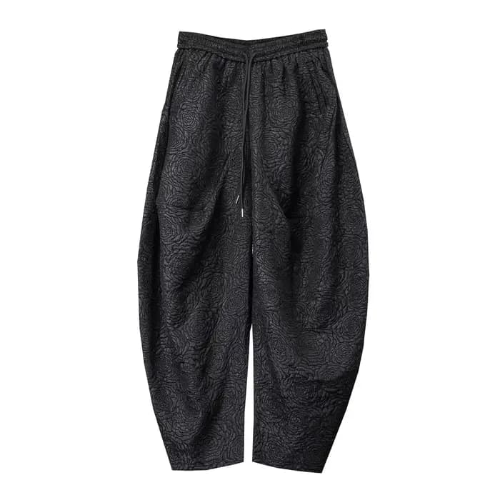 Pantalon Harem Jogger Noir 2026 pour Homme – Coupe Ample et Large – Style Streetwear Gothique Punk – Idéal Été