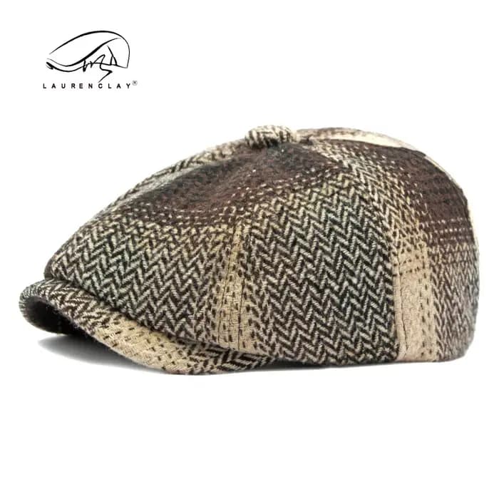 CasAdvantages-Chapeau de peintre octogonal britannique vintage pour hommes et femmes
