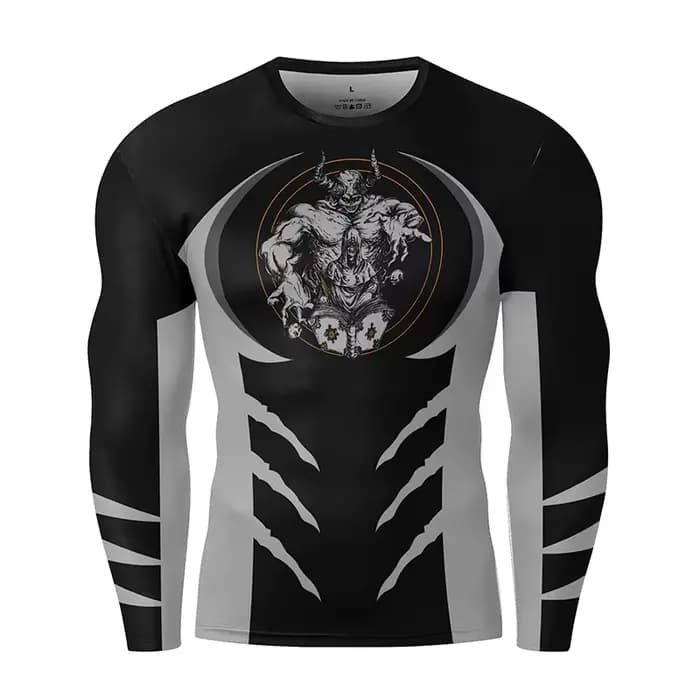T-shirt à manches longues imprimé en 3D