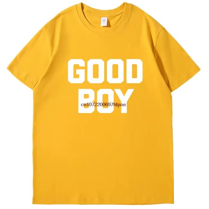 Good Boy T-shirts à manches courtes de haute qualité T-Shirt graphique imprimé été nouveau dans les hauts