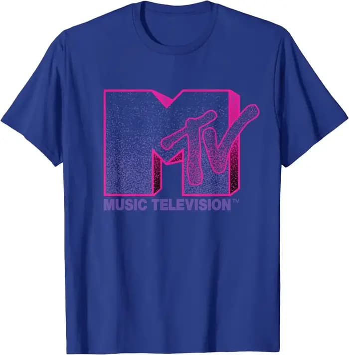 MTV Sparkly Logo musique télévision t-shirts T-Shirt