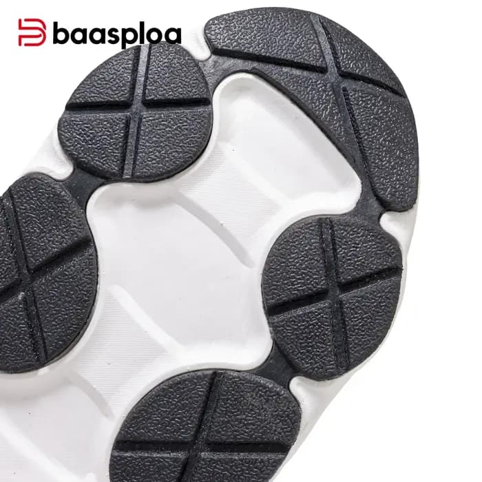 Baasploa Baskets à plateforme pour femmes