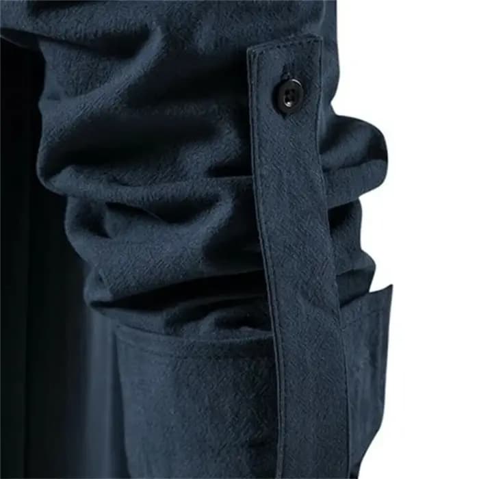 T-shirt à manches longues et col en V pour hommes