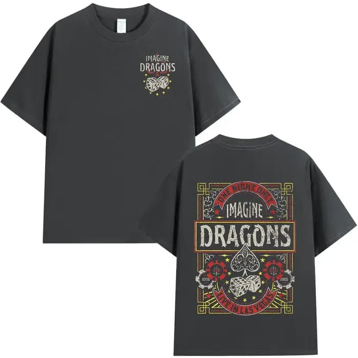 Rock Band Imagine Dragons Album de musique T-shirt mode Hip Hop