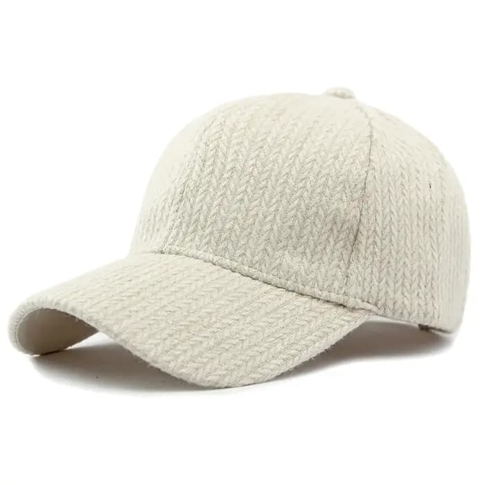 Casquettes de baseball en laine gris-brun FS pour hommes et femmes