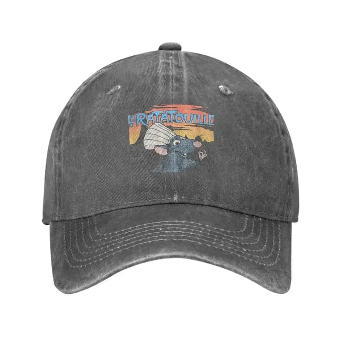 Casquette de baseball unisexe Ratatouille Paris France Chef's Kiss, style délavé et vieilli, pour cu