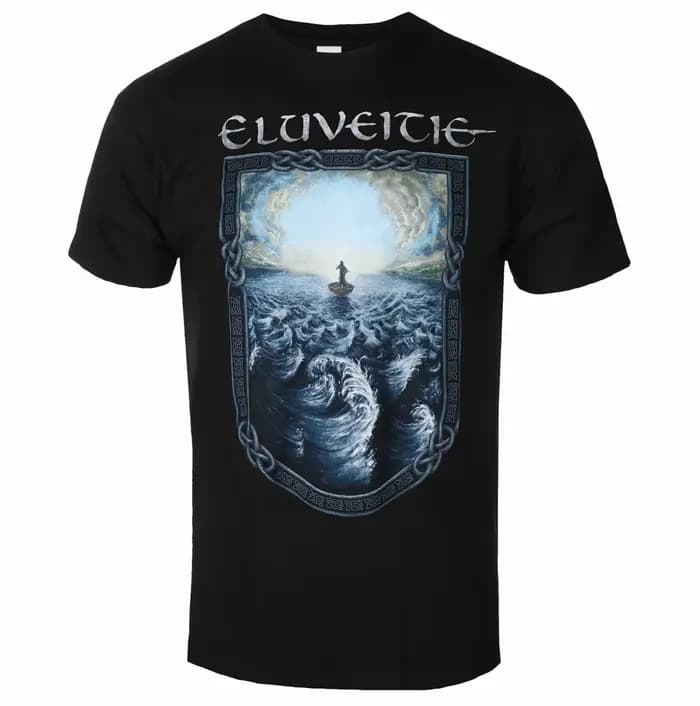 T-shirt en coton unisexe à motif de groupe Eluveitie