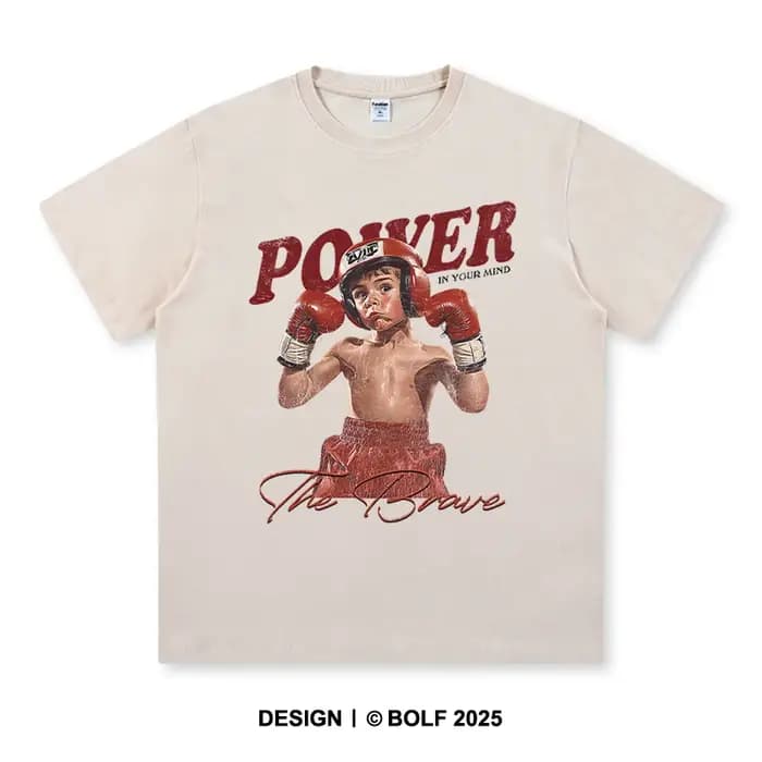 Boxe Gym Boy imprimé hommes femmes T-Shirt 100% coton surdimensionné graphique hauts t-shirts pour l'été
