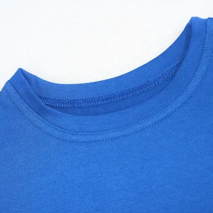 T-shirt blanc 100% coton pour garçons et filles