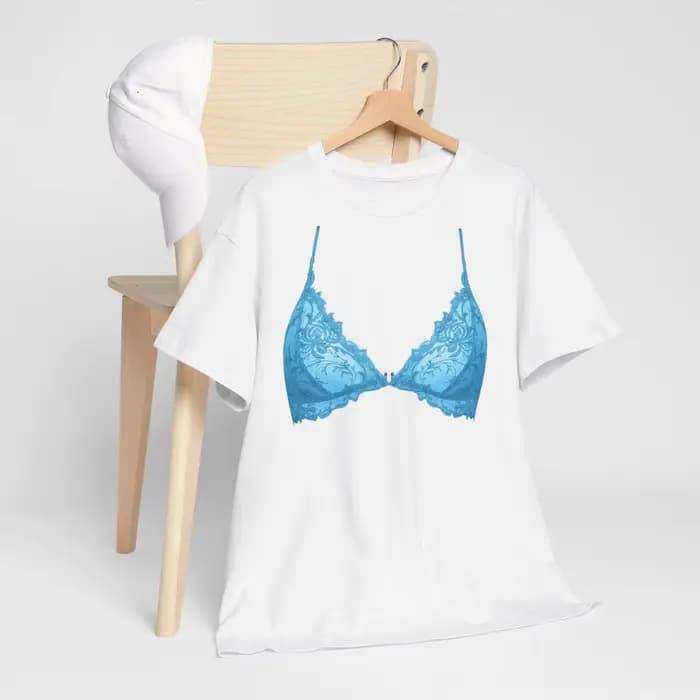 T-shirt graphique bralette aux couleurs personnalisées
