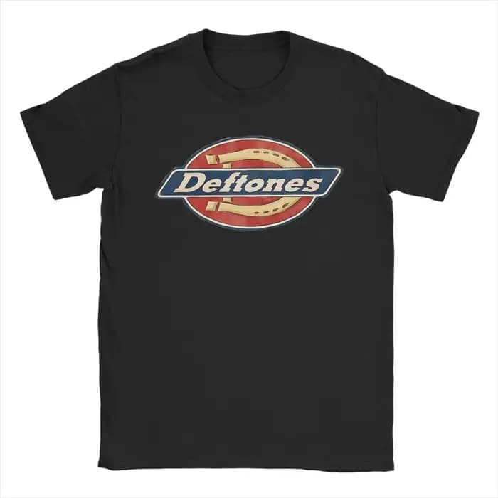 T-shirt Deftones avec dessin parodique, T-shirts Harajuku, T-shirt streetwear à manches courtes, T-s