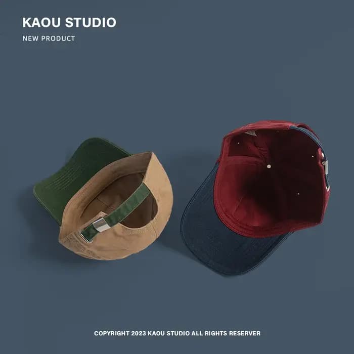 Casquette à visière brodée pour hommes