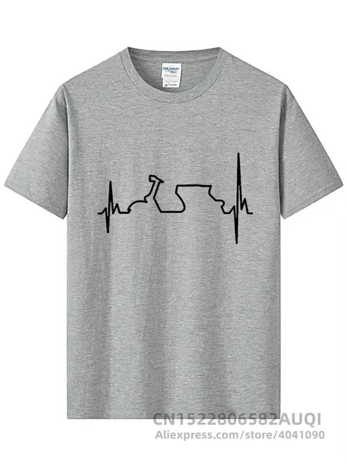 T-shirt humoristique en coton pour homme