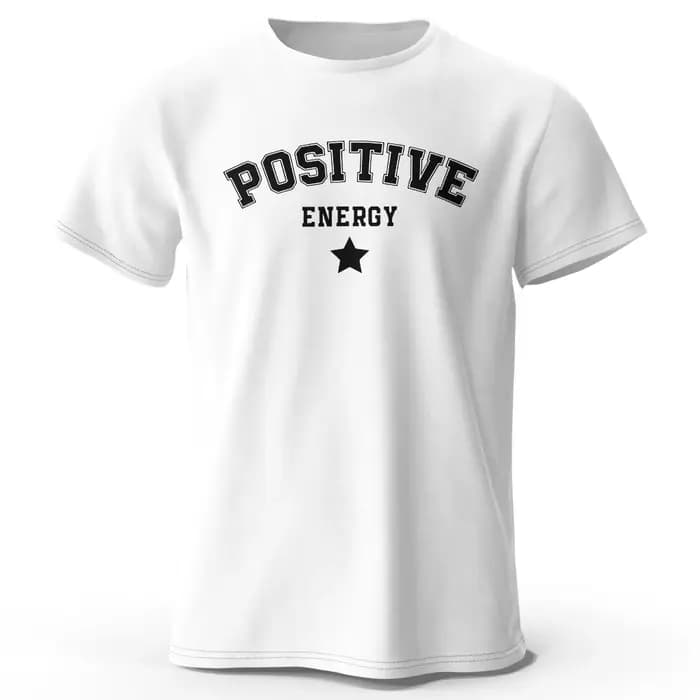 T-shirts et t-shirts à énergie positive pour hommes : streetwear urbain tendance pour un look d'été