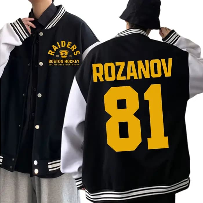 Llya Rozanov 81 uniforme de Baseball TV de rénovation chauffée veste à capuche unisexe Harajuku sweat Fan cadeau