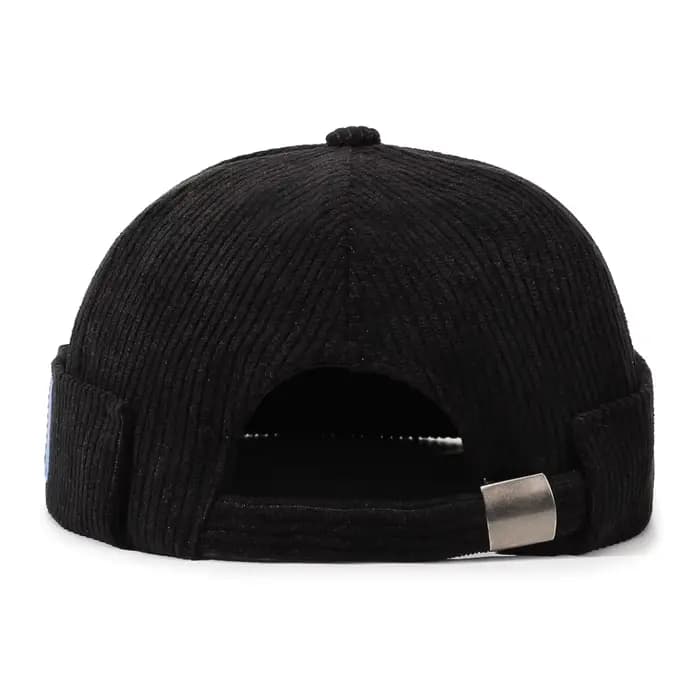 Casquette en velours côtelé Patch Landlord - Style tendance streetwear et moto