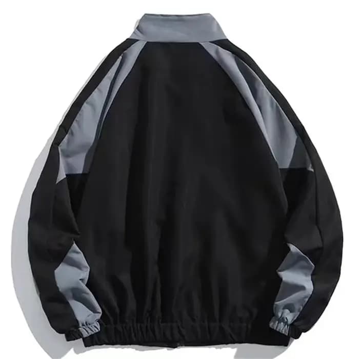 Veste d'Université pour Homme et Femme, Coupe-Vent de Style Hip Hop, Patchwork, Mode Printemps-Autom