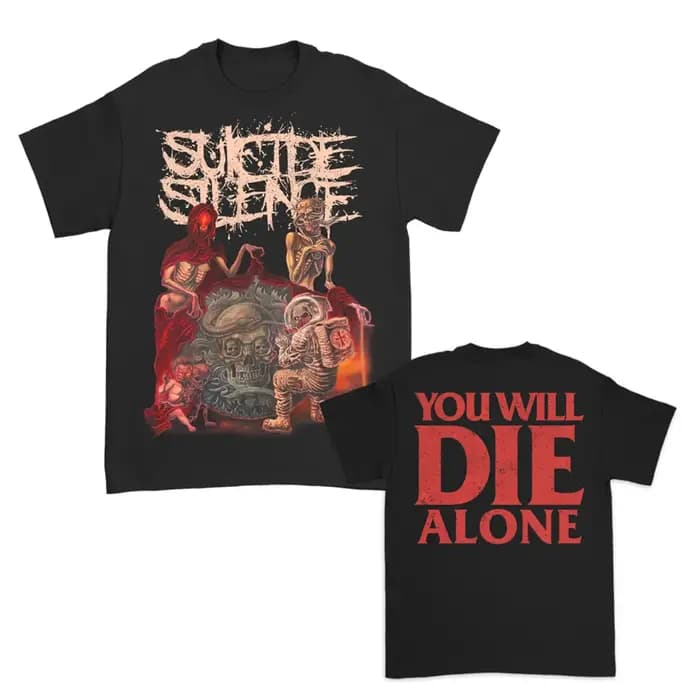  T-shirt en coton unisexe avec motif du groupe de punk américain Suicide Silence 2026