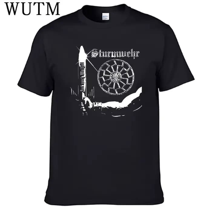 Nouveau groupe Sturmwehr t-shirt 100% coton hommes chemise