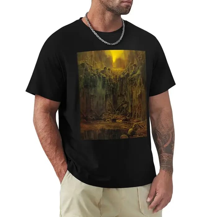 T-shirt sans titre (Abyss Of The Dead) par Zdzislaw Beksinski