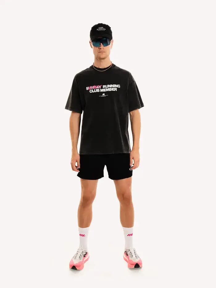 T-shirt surdimensionné lavé le plus sexy membre du club de course T-Shirt un autre laboratoire de co
