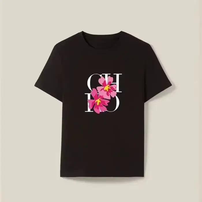Le T-shirt à manches courtes haut de gamme de la nouvelle marque 2025 est polyvalent pour l'automne et l'hiver