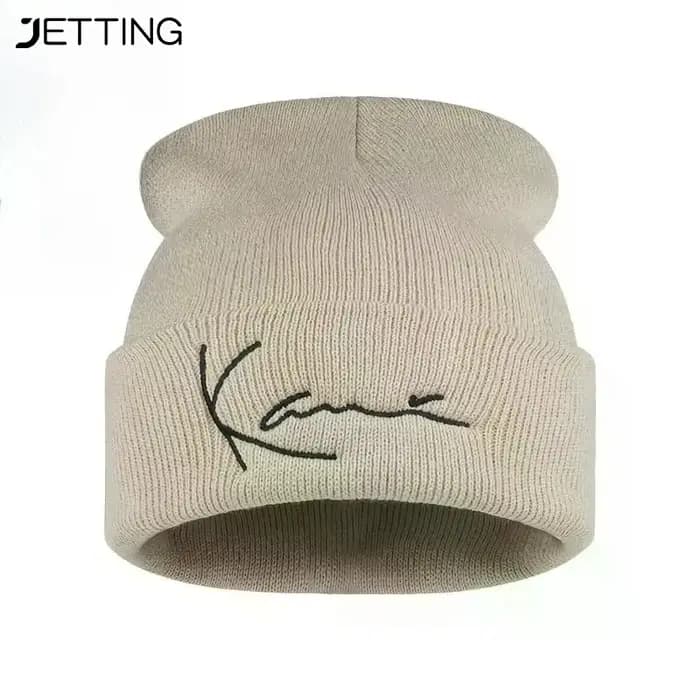Karl Kani – chapeau tricoté avec lettres rétro brodées pour hommes et femmes