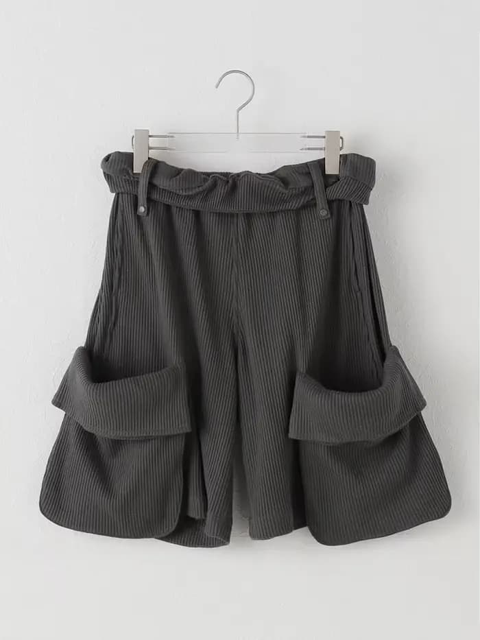 REDDACHiC Short cargo pour femme à taille roulée