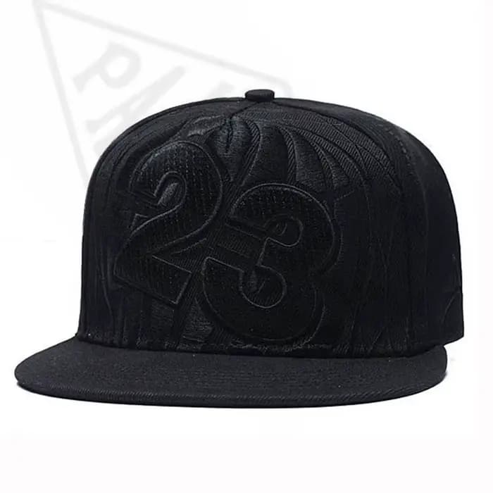 PANGKB marque 23 casquette blanc Hip-Hop basket-ball snapback chapeau pour hommes femmes adulte en plein air