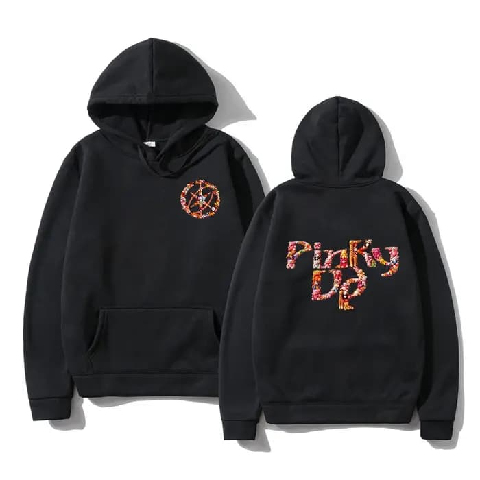 KATSEYE THE WILDWORLD TOUR 2026 Hoodie PINKY UP 2 Album Sweat-shirt vintage pour femme