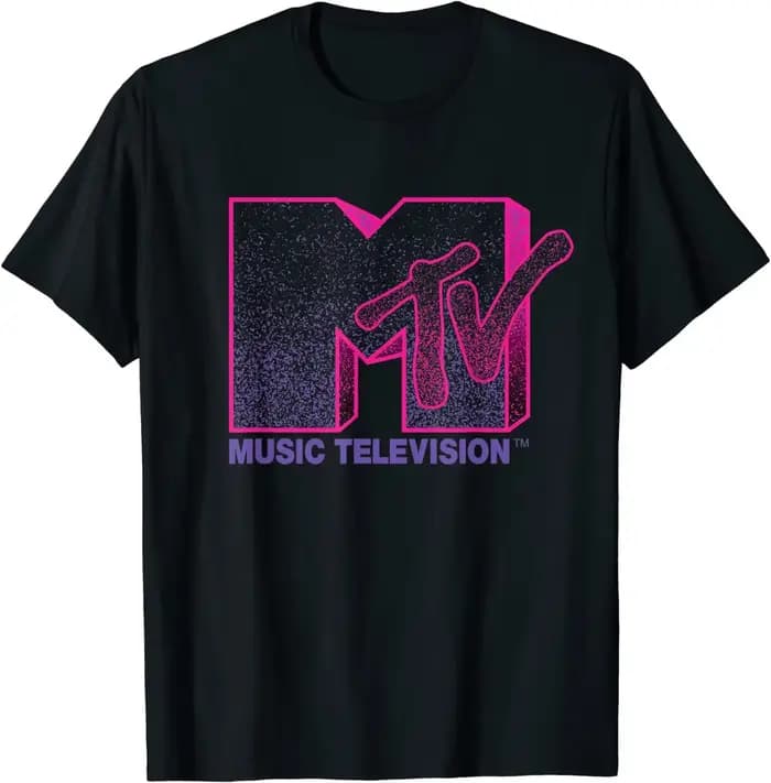 MTV Sparkly Logo musique télévision t-shirts T-Shirt