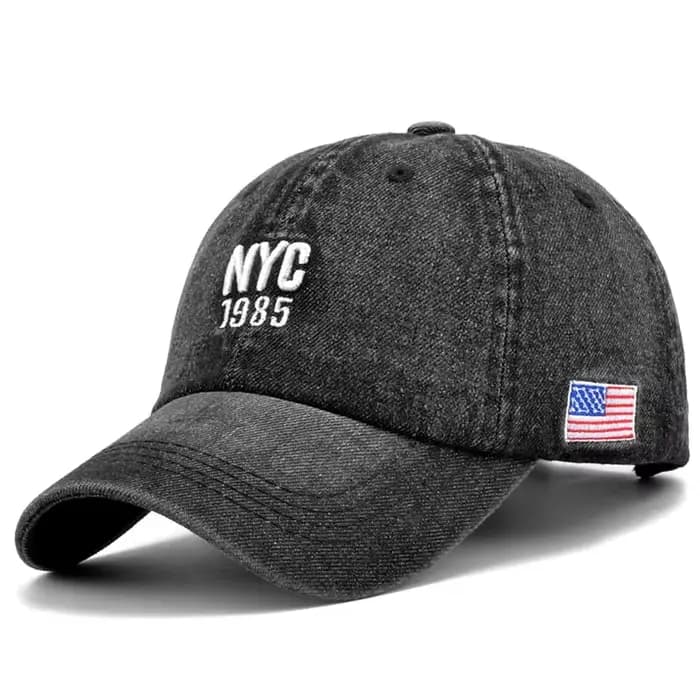 Nouvelle casquette de baseball en jean NYC pour hommes et femmes